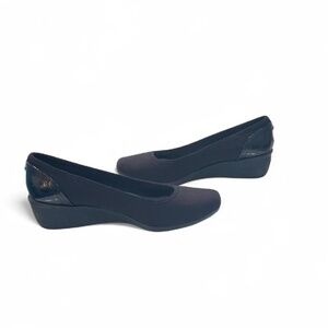 Elegant Black Women's Wedge Shoes